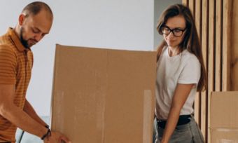 Couple Moving House